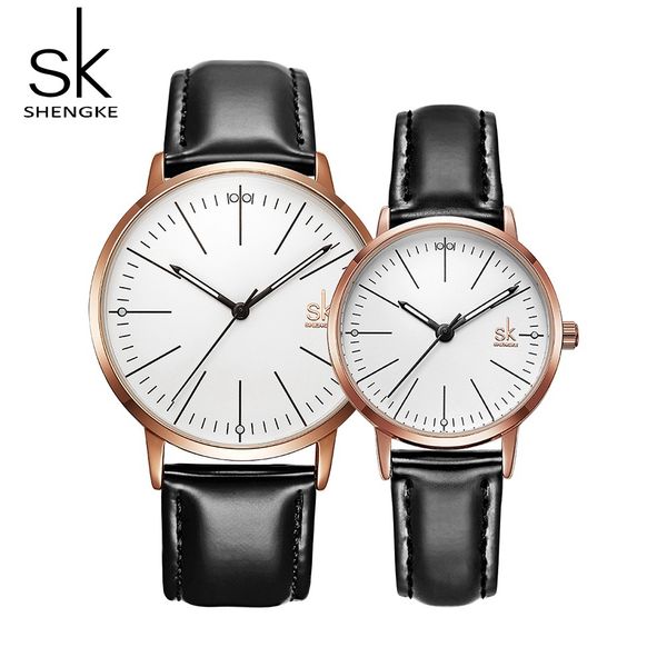 fashion analog couple watch shengke casual black brown leather strap simple quartz men women lovers watches valentines gift, Slivery;brown
fashion analog couple watch shengke casual black brown leather strap simple quartz men women lovers watches valentines gift, Slivery;brown