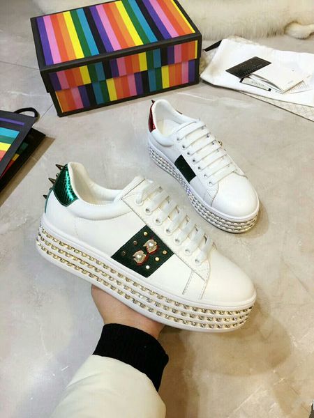 white black shoes designer leather ace shoes man women plus size luxury casual shoes with dust bag gs180424
white black shoes designer leather ace shoes man women plus size luxury casual shoes with dust bag gs180424