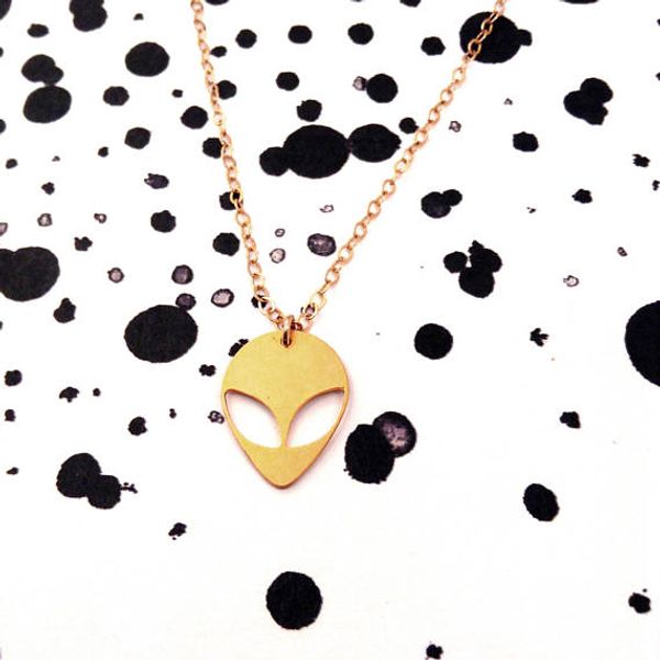 simple alien ufo spaceman pendant necklace mars spaceship monster for children and girls lucky woman mother men's family gifts jewelry, Silver
simple alien ufo spaceman pendant necklace mars spaceship monster for children and girls lucky woman mother men's family gifts jewelry, Silver
