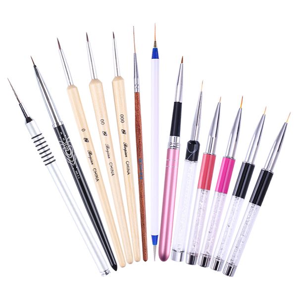 1pc uv gel nail art liner brush 5mm-20mm painting drawing flower line paint pen brush manicure tool for nail art
1pc uv gel nail art liner brush 5mm-20mm painting drawing flower line paint pen brush manicure tool for nail art