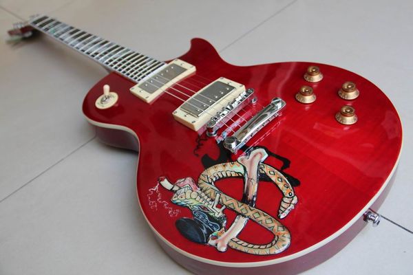 Оптовая новое прибытие Gibsonlpslash электрогитара красное дерево тело с 3D змея скульптура на теле вишни Red120326
Оптовая новое прибытие Gibsonlpslash электрогитара красное дерево тело с 3D змея скульптура на теле вишни Red120326