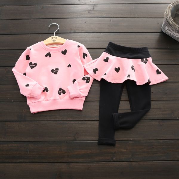 2018 spring kids clothes girl love heart skirt pant set 2 pieces children long sleeve cotton clothes suit 3 colors, White
2018 spring kids clothes girl love heart skirt pant set 2 pieces children long sleeve cotton clothes suit 3 colors, White