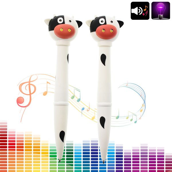 creative kawaii cow electronic ball pens cute multifunctional noisy lights pen for kids gift school supplies ing, Blue;orange
creative kawaii cow electronic ball pens cute multifunctional noisy lights pen for kids gift school supplies ing, Blue;orange