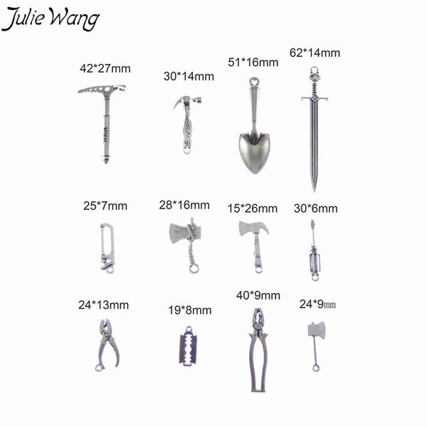 julie wang 12pcs homely tool sword pendant wholesale silver tone little charm for making keychain cool jewelry accessory finding, Bronze;silver
julie wang 12pcs homely tool sword pendant wholesale silver tone little charm for making keychain cool jewelry accessory finding, Bronze;silver