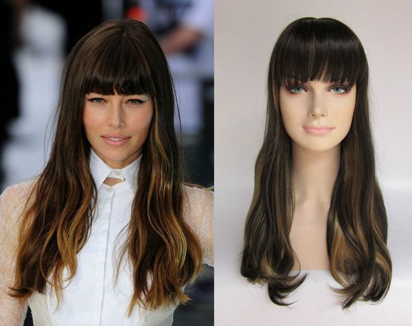 mode-luxus jessica biel dunkelbraun voller perücken länge perücke wig haarteile, Black;brown
mode-luxus jessica biel dunkelbraun voller perücken länge perücke wig haarteile, Black;brown