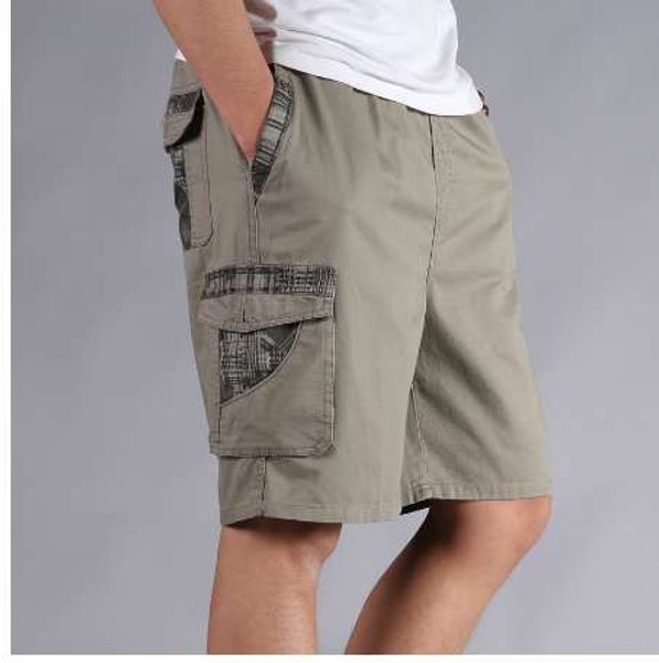 men shorts summer plus size 40 42 44 46 cotton elastic waist loose army green male cargo shorts for man casual short-pants, White;black
men shorts summer plus size 40 42 44 46 cotton elastic waist loose army green male cargo shorts for man casual short-pants, White;black