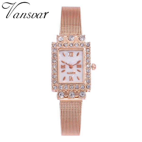 fashion women rose gold mesh belt watches luxury ladies rhinestone quartz watches drop shipping, Slivery;brown
fashion women rose gold mesh belt watches luxury ladies rhinestone quartz watches drop shipping, Slivery;brown