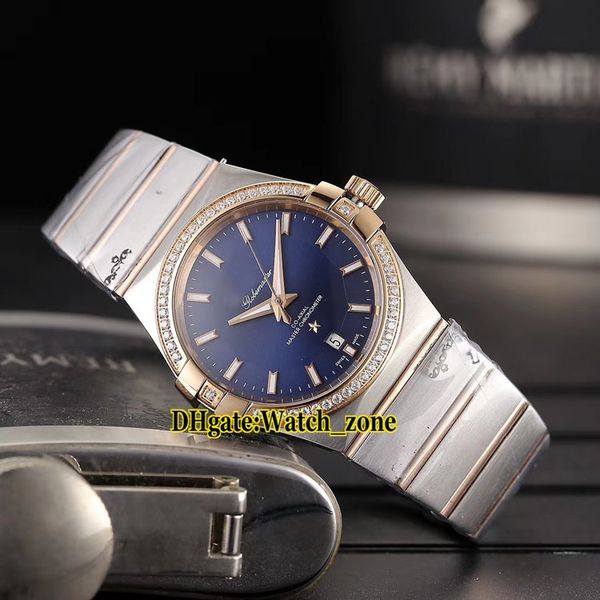 new 38mm blue dial japan miyota 8215 automatic mens watch diamond bzel two tone rose gold band gents sport watches, Slivery;brown
new 38mm blue dial japan miyota 8215 automatic mens watch diamond bzel two tone rose gold band gents sport watches, Slivery;brown