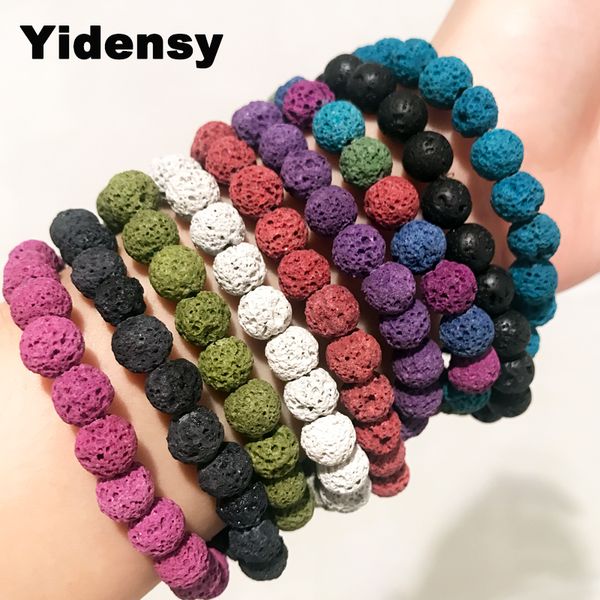 yidensy natural stone beads bracelet energy colorful lava beaded bracelets for women men friendship jewelry christmas gifts, Black
yidensy natural stone beads bracelet energy colorful lava beaded bracelets for women men friendship jewelry christmas gifts, Black