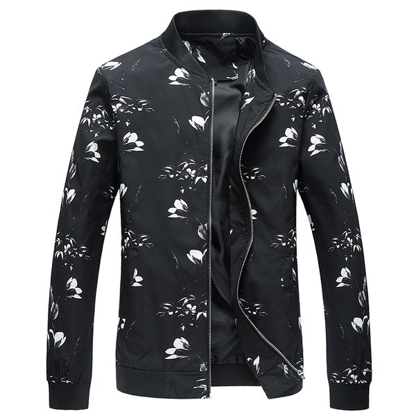 2018 new mens jacket plus size floral jacket men slim fit floral printed stand collar casual bomber men 6xl, Black;brown
2018 new mens jacket plus size floral jacket men slim fit floral printed stand collar casual bomber men 6xl, Black;brown