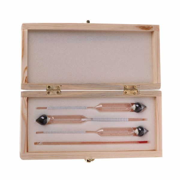 ootdty 3 pcs 0-100% hydrometer alcoholmeter tester set alcohol concentration meter + thermometer new 9a30125
ootdty 3 pcs 0-100% hydrometer alcoholmeter tester set alcohol concentration meter + thermometer new 9a30125