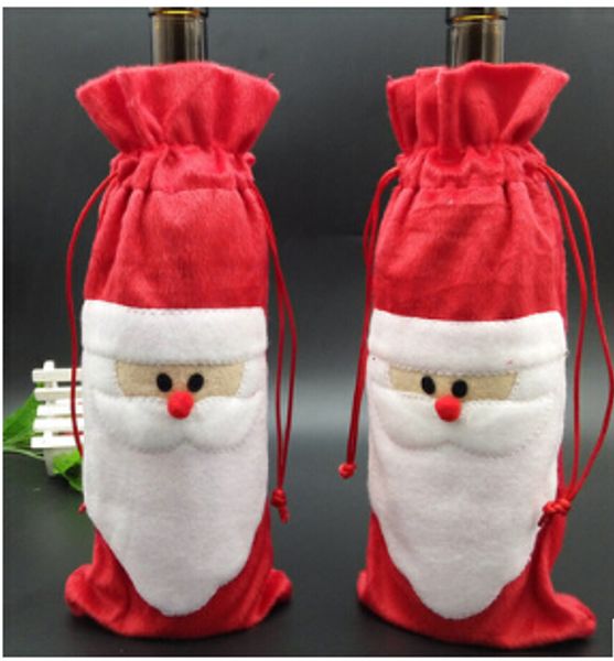santa claus red wine bottle bag champagne bottle cover bag christmas gift bags for new year christmas party decoration
santa claus red wine bottle bag champagne bottle cover bag christmas gift bags for new year christmas party decoration