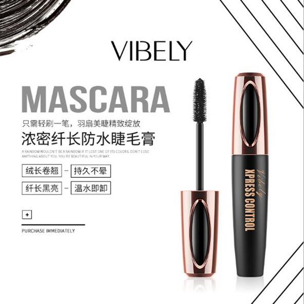 2019 HOT! Vibely 4D Silk fiber Mascara EyeLash Makeup Waterproof Silicone Brush Head Mascara Lengthening Thicker Mascara DHL Free shipping
2019 HOT! Vibely 4D Silk fiber Mascara EyeLash Makeup Waterproof Silicone Brush Head Mascara Lengthening Thicker Mascara DHL Free shipping