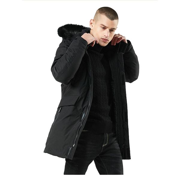 thick warm parka men hooded long casual slim windbreaker men winter jacket coat, Black
thick warm parka men hooded long casual slim windbreaker men winter jacket coat, Black