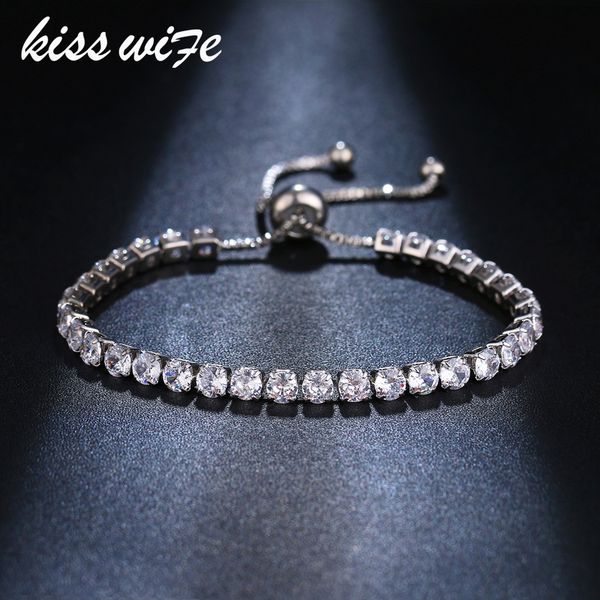 kiss wife bracelets for women 2 color cubic zirconia bracelet & bangles crystal zircon stones adjustable silver/ gold color brac, Golden;silver
kiss wife bracelets for women 2 color cubic zirconia bracelet & bangles crystal zircon stones adjustable silver/ gold color brac, Golden;silver