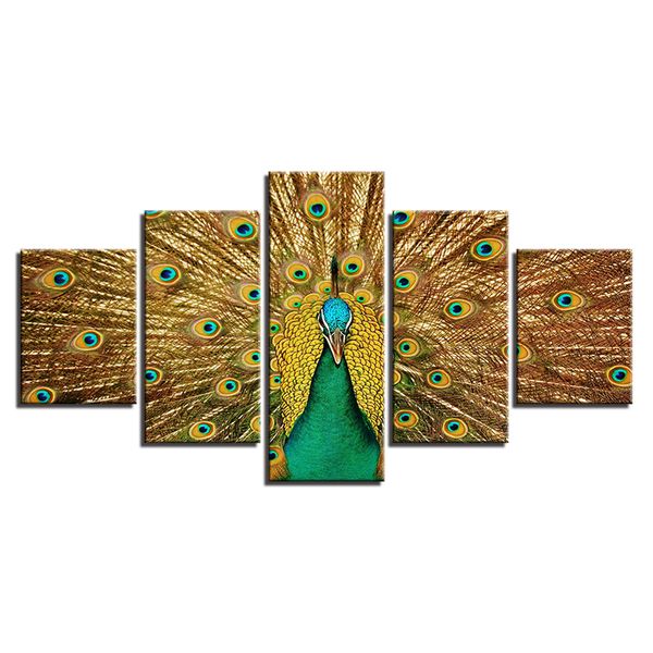 canvas wall art painting 5 pieces unframed oil painting living room decor animal modular peacock its tail green gold hd print pictures
canvas wall art painting 5 pieces unframed oil painting living room decor animal modular peacock its tail green gold hd print pictures