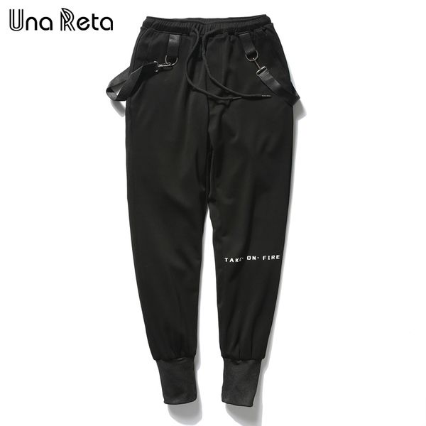 Una Reta Men Pants 2018 New Fashion Casual Joggers Pants Strap Design Hip Hop Printing Trousers Black Men Streetwear Harem
Una Reta Men Pants 2018 New Fashion Casual Joggers Pants Strap Design Hip Hop Printing Trousers Black Men Streetwear Harem