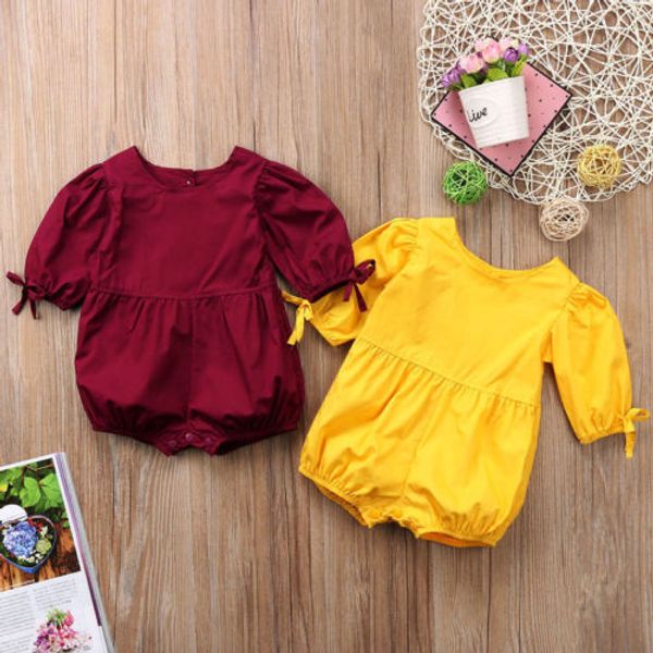 newborn baby girls cotton bowknot long sleeve cotton romper clothing kids one-piece jumpsuit playsuit clothes outfits jumper new, Blue
newborn baby girls cotton bowknot long sleeve cotton romper clothing kids one-piece jumpsuit playsuit clothes outfits jumper new, Blue