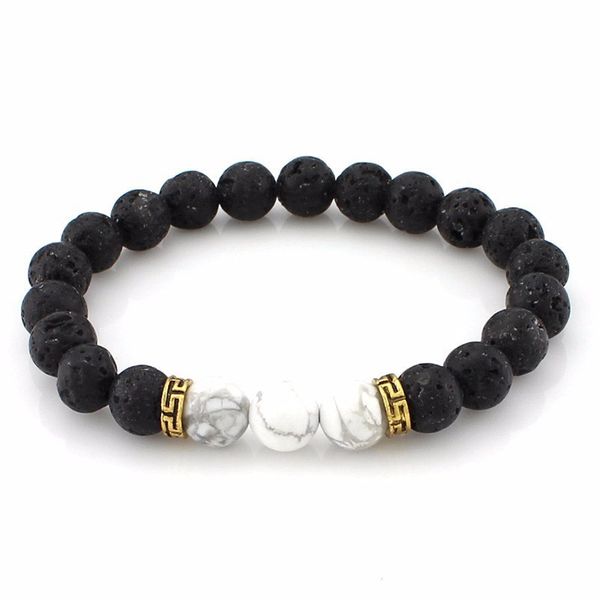 tjp 8mm lava stone beads bracelet men strand bracelets for women handmade 2017 men jewelry charm cuff wristband adjustable gift, Black
tjp 8mm lava stone beads bracelet men strand bracelets for women handmade 2017 men jewelry charm cuff wristband adjustable gift, Black