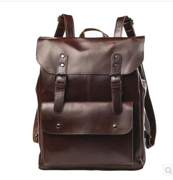 leisure crazy horse leather men backpack vintage locomotives contracted clamshell students travel bag mens brand package retro backpack
leisure crazy horse leather men backpack vintage locomotives contracted clamshell students travel bag mens brand package retro backpack