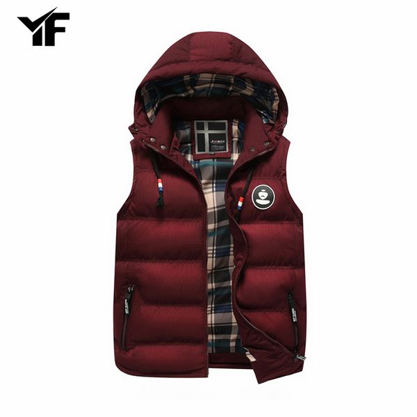 2018 winter thickening outerwear hooded patterns fashion casual cotton slim men vest jacket motorcycle vest, Black;white
2018 winter thickening outerwear hooded patterns fashion casual cotton slim men vest jacket motorcycle vest, Black;white