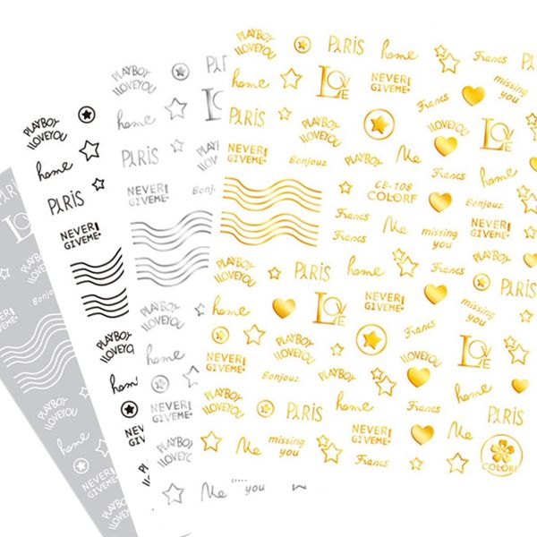 cb-108 black white gold silver 4 color a grou cheetsan 3d nail art stickers nail decals export quality gold sticker
cb-108 black white gold silver 4 color a grou cheetsan 3d nail art stickers nail decals export quality gold sticker