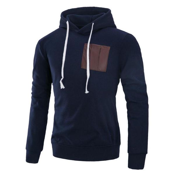 2018 men soft hooded pullover with fake pocket rope solid color streetwear autumn winter sweatshirt with hat pullovers hoddies, Black
2018 men soft hooded pullover with fake pocket rope solid color streetwear autumn winter sweatshirt with hat pullovers hoddies, Black