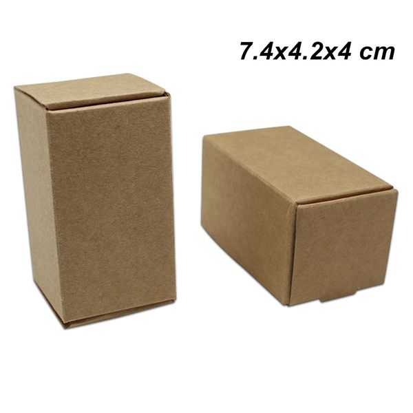 7.4x4.2x4 cm 50pieces brown kraft paper storage packaging boxes candy cookie kraft paper gifts packaging boxes for jewelry diy handmade soap
7.4x4.2x4 cm 50pieces brown kraft paper storage packaging boxes candy cookie kraft paper gifts packaging boxes for jewelry diy handmade soap
