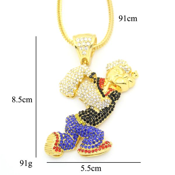 bling bling iced out chain большой размер мультфильм кристалл кулон hip hop ожерелье заявление ювелирные изделия 36inch franco цепи n634, Silver 
bling bling iced out chain большой размер мультфильм кристалл кулон hip hop ожерелье заявление ювелирные изделия 36inch franco цепи n634, Silver