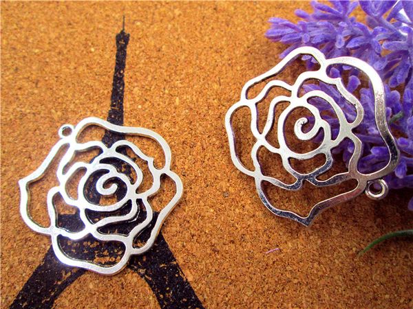 36pcs--rose flower charms,antique silver lovely round filigree flower base setting connector link charms pendant 35*37mm, Bronze;silver
36pcs--rose flower charms,antique silver lovely round filigree flower base setting connector link charms pendant 35*37mm, Bronze;silver