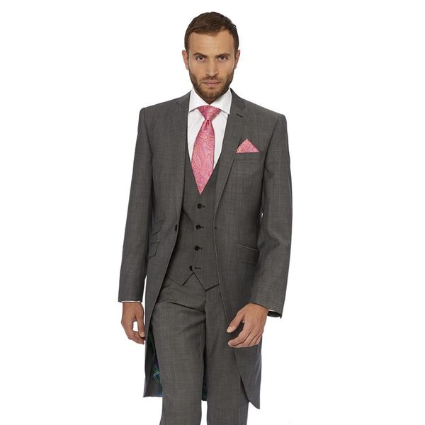 custom-tailor dark gray groom men suit tuxedos notch lapel one button groomsman mens suits 2017 ( jacket+pants+vest+tie, White;black
custom-tailor dark gray groom men suit tuxedos notch lapel one button groomsman mens suits 2017 ( jacket+pants+vest+tie, White;black