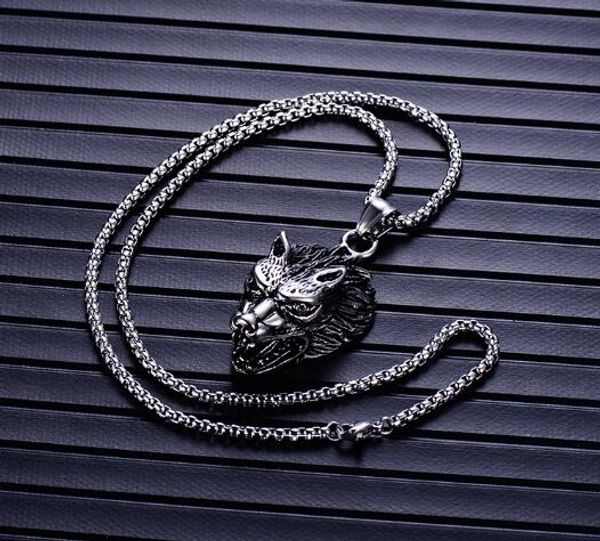 stainless steel bogey lutou necklace foreign trade jewelry fashion men retro casting animals titanium steel pendant popular fashion sale, Silver
stainless steel bogey lutou necklace foreign trade jewelry fashion men retro casting animals titanium steel pendant popular fashion sale, Silver