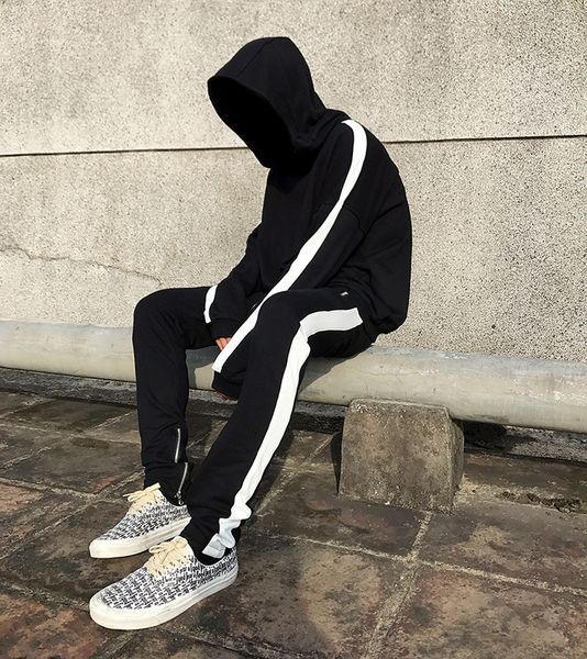 hi-street gd fog stripes hoodies kanye fashion casual oversize loose sweatshirts, Black
hi-street gd fog stripes hoodies kanye fashion casual oversize loose sweatshirts, Black