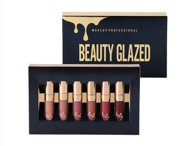 6pcs set liquid matte lipstick easy to wear long-lasting lip gloss waterproof nude lipsticks make up
6pcs set liquid matte lipstick easy to wear long-lasting lip gloss waterproof nude lipsticks make up