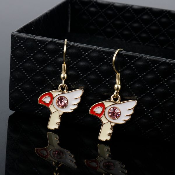 dongsheng fashion sailor moon jewelry metal angel wing star heart card captor sakura earring for women girl party gift -15, Silver
dongsheng fashion sailor moon jewelry metal angel wing star heart card captor sakura earring for women girl party gift -15, Silver