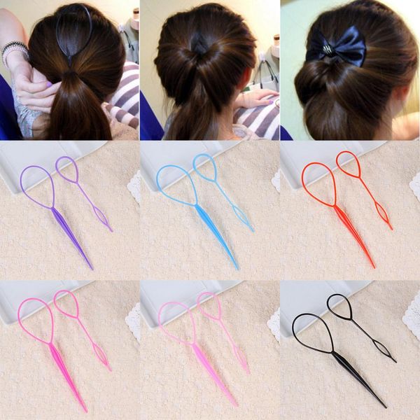 ponytail hair braider pull hair needle creator loop 2pcs/lot styling tail clip braid maker styling diy hairdressing tools, Brown
ponytail hair braider pull hair needle creator loop 2pcs/lot styling tail clip braid maker styling diy hairdressing tools, Brown