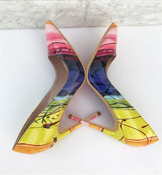 2019 fashion women print patent leather high heels shoes girls sandals stiletto poined toe high-heeled shoes pump 10cm 12, Black
2019 fashion women print patent leather high heels shoes girls sandals stiletto poined toe high-heeled shoes pump 10cm 12, Black