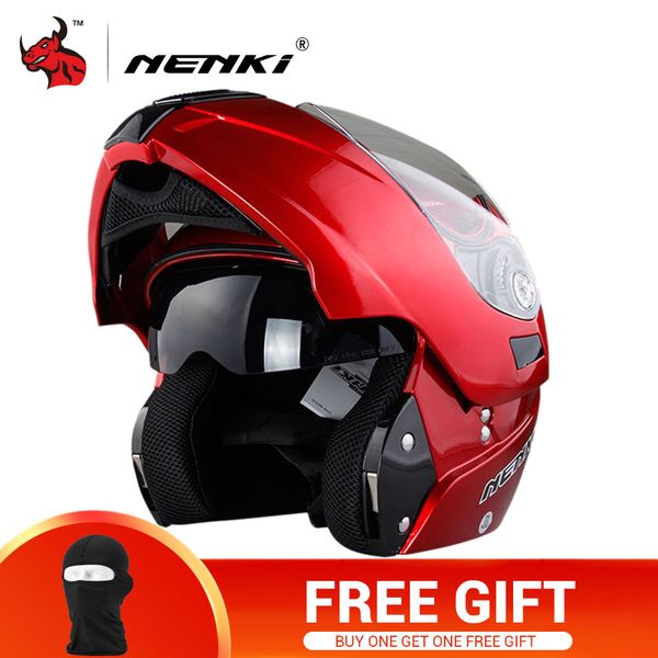 nenki motorcycle helmet double lens moto helmet flip up open full face motorbike motorcycle racing off road
nenki motorcycle helmet double lens moto helmet flip up open full face motorbike motorcycle racing off road
