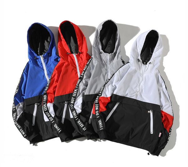 mens techwear autumn windbreaker red blue black panelled color hooded jackets us size high street clothes ing, Black;brown
mens techwear autumn windbreaker red blue black panelled color hooded jackets us size high street clothes ing, Black;brown