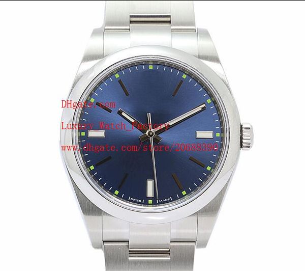 luxury sapphire perpetual 39mm no date steel domed blue dial 114300 automatic mechanical mens men's watch watches, Slivery;brown
luxury sapphire perpetual 39mm no date steel domed blue dial 114300 automatic mechanical mens men's watch watches, Slivery;brown