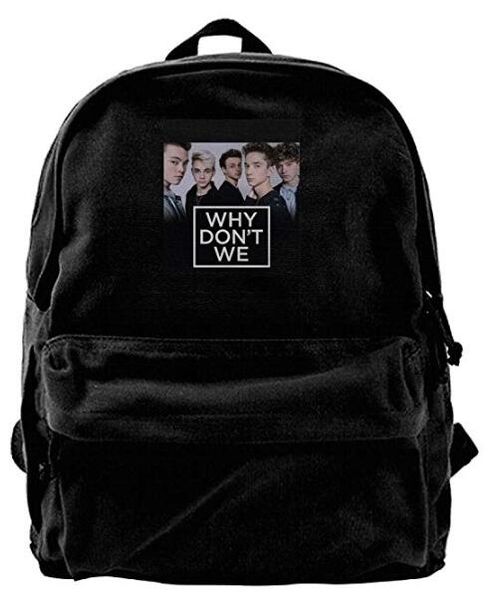 Why Don't We Unique Fashion Canvas Shoulder Backpack Backpack For Men & Women Teens College Travel Daypack Black
Why Don't We Unique Fashion Canvas Shoulder Backpack Backpack For Men & Women Teens College Travel Daypack Black