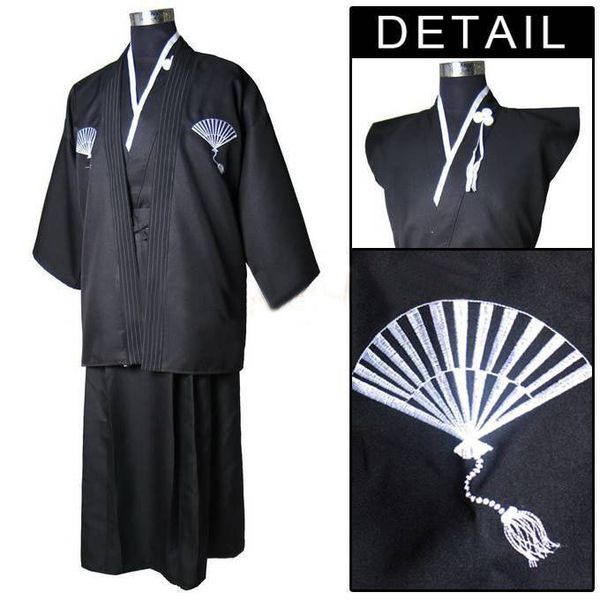 ethnic clothing black classic japanese samurai men's warrior kimono with obi traditional yukata haori halloween costume, Red
ethnic clothing black classic japanese samurai men's warrior kimono with obi traditional yukata haori halloween costume, Red