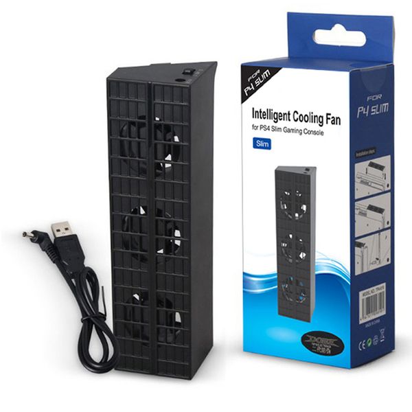 5V 0.6A PS4 Slim USB-кулер Вентилятор охлаждения с внешним 5-Fan Super Turbo Контроль температуры
5V 0.6A PS4 Slim USB-кулер Вентилятор охлаждения с внешним 5-Fan Super Turbo Контроль температуры