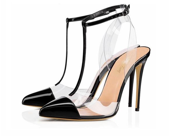 2019ss new black slingback pvc t-strap patent leather heels 12cm women lady pointed toe party high heeled wedding shoes
2019ss new black slingback pvc t-strap patent leather heels 12cm women lady pointed toe party high heeled wedding shoes