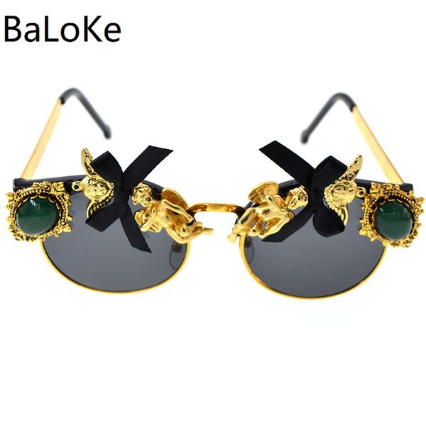 2018 handmade crysal luxury fahion sunglasses baroque retro vintage cateye sun glasses shades angel eyewear accossories, White;black
2018 handmade crysal luxury fahion sunglasses baroque retro vintage cateye sun glasses shades angel eyewear accossories, White;black