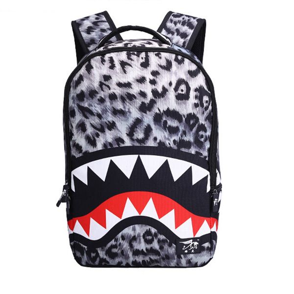 new trendy leopard women lady backpack bags shark teeth school backpack polyester designer backpack with zipper pockets
new trendy leopard women lady backpack bags shark teeth school backpack polyester designer backpack with zipper pockets