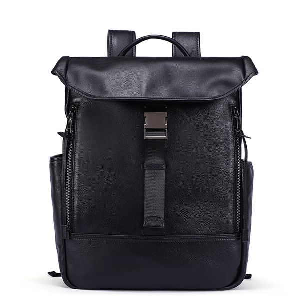 14" genuine leather man bags really cowhide backpacks fashion solid double shoulder bag escolar school lapbag black
14" genuine leather man bags really cowhide backpacks fashion solid double shoulder bag escolar school lapbag black