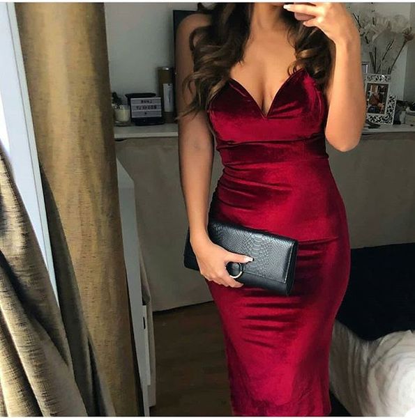 burgundy velvet short prom dresses knee length sweetheart off the shoulder sheath cocktail dresses side slit evening party gowns, Black
burgundy velvet short prom dresses knee length sweetheart off the shoulder sheath cocktail dresses side slit evening party gowns, Black