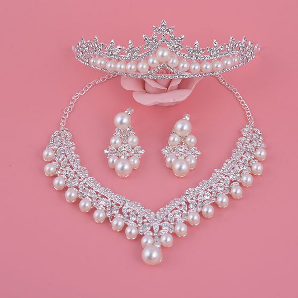 wedding jewelry sets, auniquestyle new design silver flower crystal pearl bride set necklace earrings tiara crowns bridal accessories, Slivery;golden
wedding jewelry sets, auniquestyle new design silver flower crystal pearl bride set necklace earrings tiara crowns bridal accessories, Slivery;golden