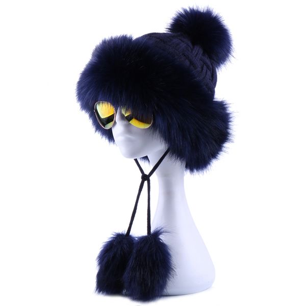 vintage faux fur bomber hat fluffy pom pom women ushanka russain wool earflap cossack winter snow ski cap fleece trapper, Blue;gray
vintage faux fur bomber hat fluffy pom pom women ushanka russain wool earflap cossack winter snow ski cap fleece trapper, Blue;gray